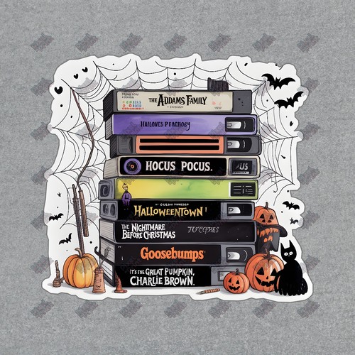Halloween vhs nastri stack - nastri,